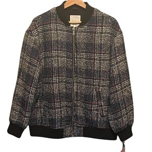 Avec Les Filles Oversized Tweed Jacket. Size M. NWT!